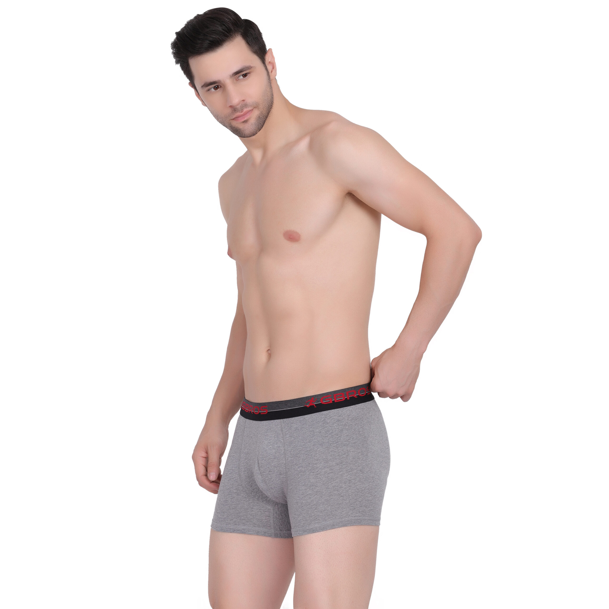 GBROS Premiumwears Men’s Cotton Lycra Trunks Pack of 10 | Breathable Comfortable Innerwear for Daily Use | Stretchable Soft Waistband Underwear for Men | Best Cotton Trunk Underwear in India - Image 2