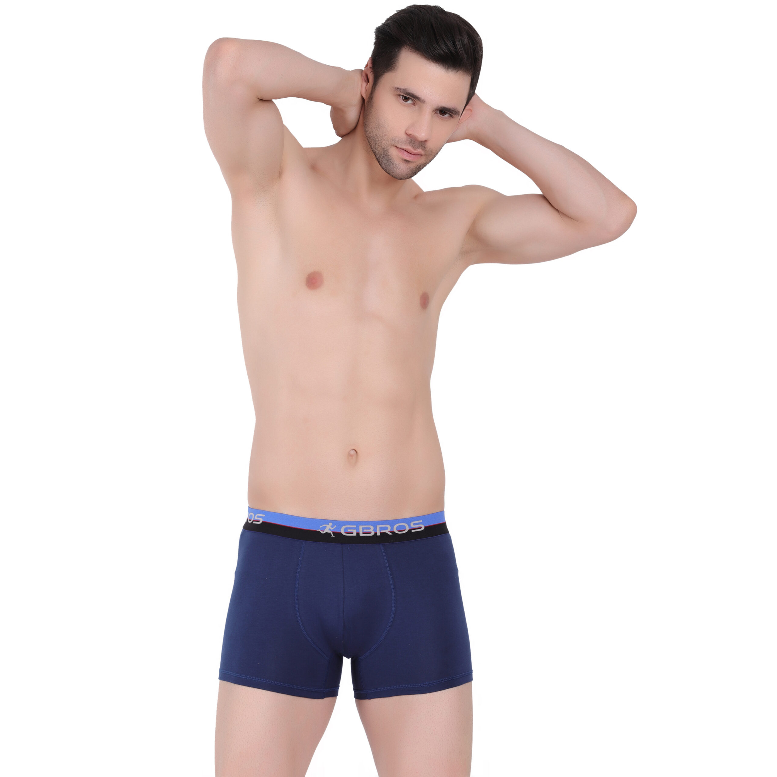 GBROS Premiumwears Men’s Cotton Lycra Trunks Pack of 10 | Breathable Comfortable Innerwear for Daily Use | Stretchable Soft Waistband Underwear for Men | Best Cotton Trunk Underwear in India - Image 6