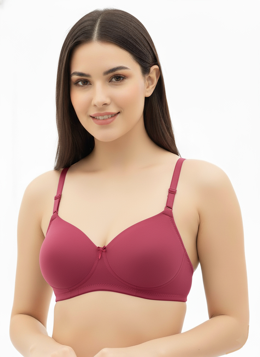 Women’s Padded Bra Pack of 6 – Comfortable Everyday Support | Soft Cups, Adjustable Straps | Full Coverage Lingerie Set for Indian Women - Image 2