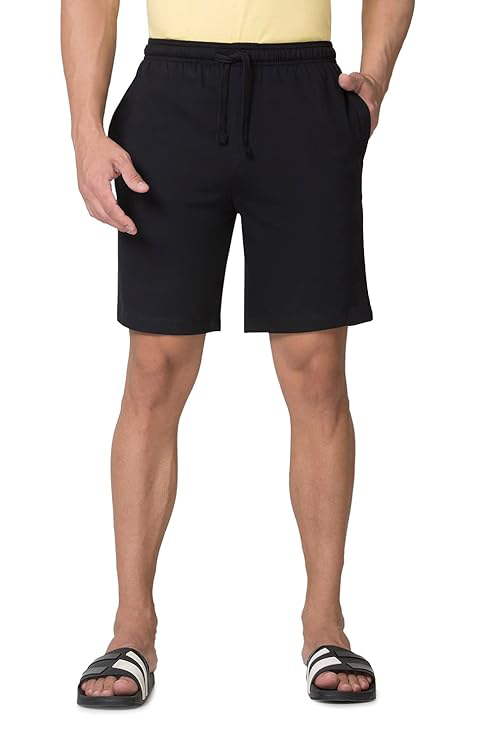 GBROS Men’s Fine Shorts Pack of 2 | Soft Cotton Casual Shorts | Comfortable Daily Wear Lounge Shorts for Men - Image 2