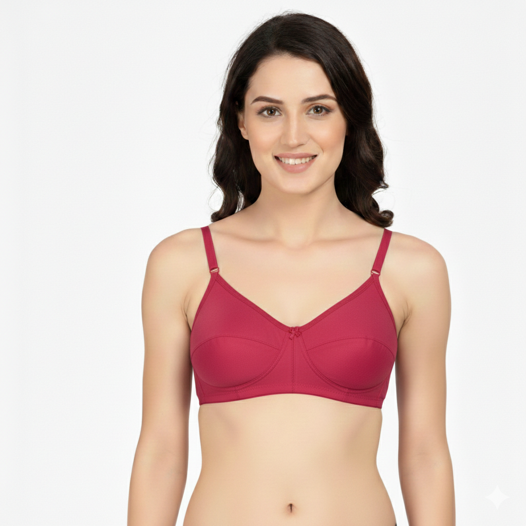 GBROS Women's Cotton Non-Padded Everyday Bra Pack of 10 | Soft, Breathable, Wire-Free, Full Coverage, Comfortable Daily Wear Bra - Image 5