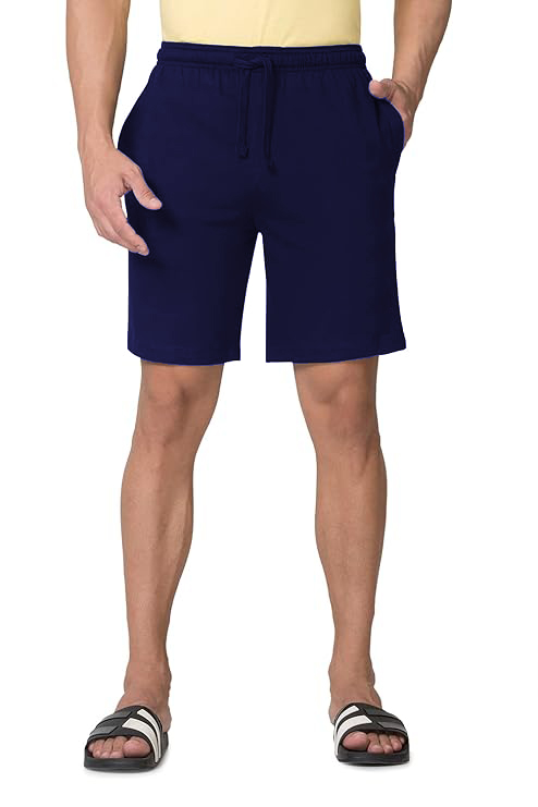 GBROS Men’s Fine Shorts Pack of 2 | Soft Cotton Casual Shorts | Comfortable Daily Wear Lounge Shorts for Men - Image 3