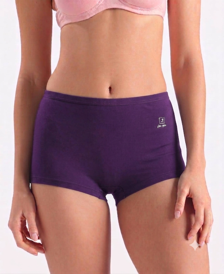 Women’s Boyleg Panty Pack of 5 | Comfortable Boyshort Underwear for Women | Full Coverage Ladies Panties for Daily Wear | Soft & Stretchable Women’s Innerwear - Image 2