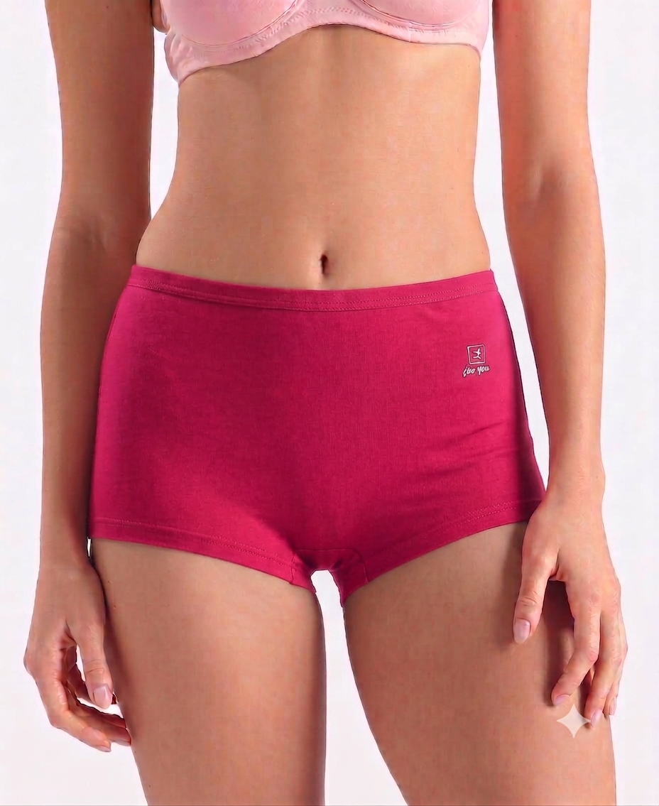 Women’s Boyleg Panty Pack of 5 | Comfortable Boyshort Underwear for Women | Full Coverage Ladies Panties for Daily Wear | Soft & Stretchable Women’s Innerwear - Image 5